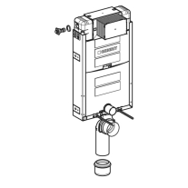 Rama pentru WC suspendat Geberit, Kombifix, montaj încastrat, h106 cm